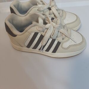 K-Swiss Kids Sneakers Cream Brown Boys Shoes 12